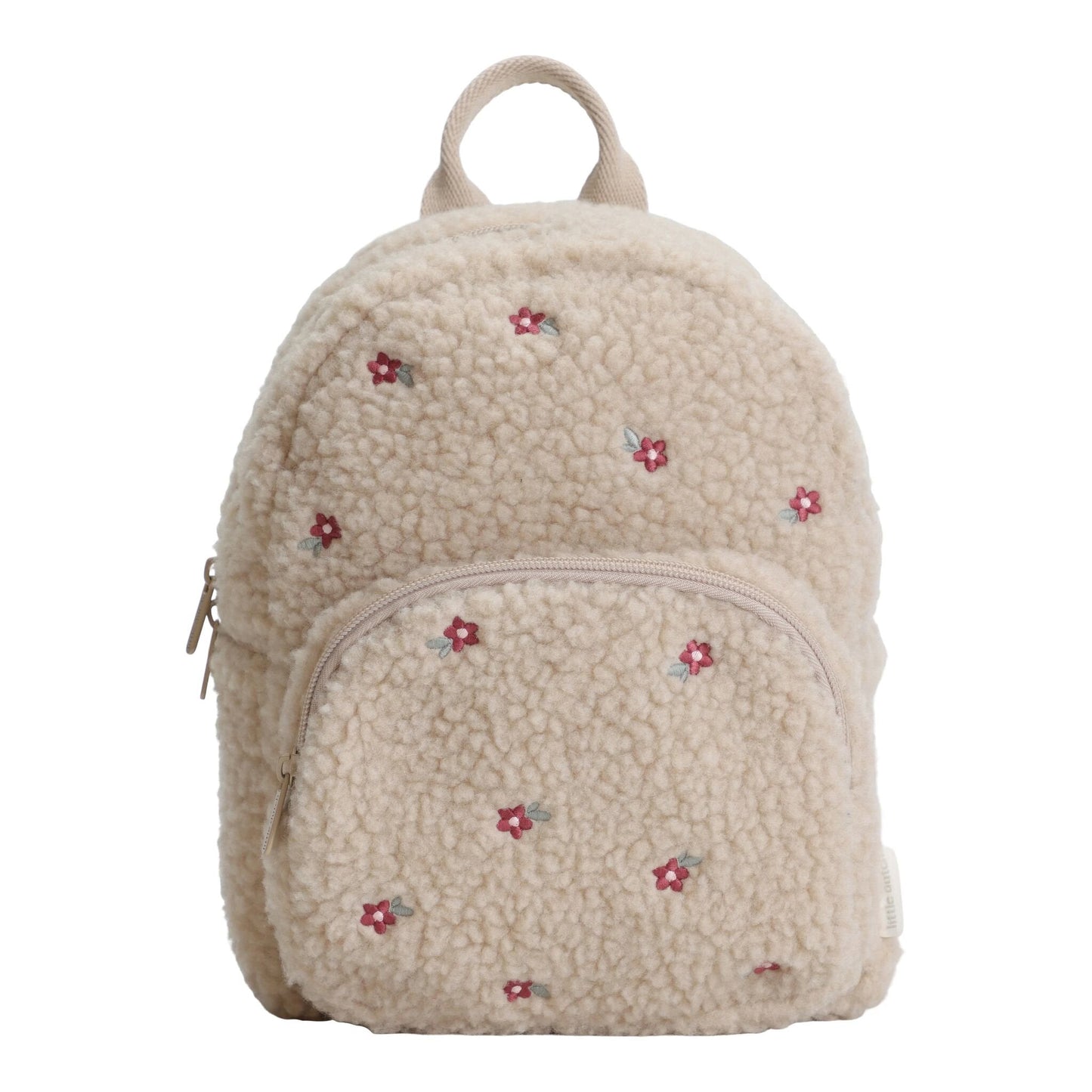 Little Dutch Rucksack Teddy mit Blumen Sand - Hauptbild