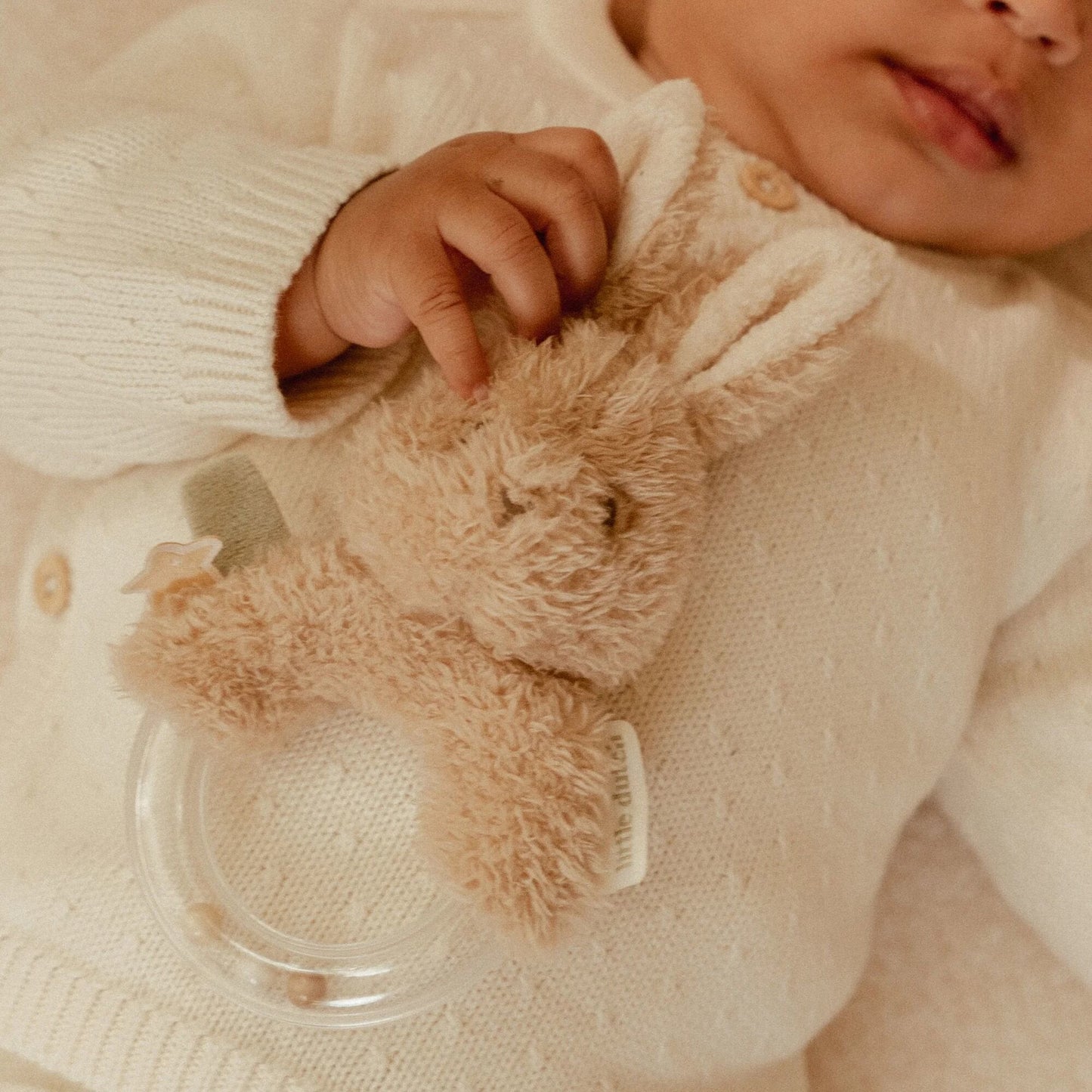 Little Dutch Ringrassel Bunny Newborn Naturals GRS - Ruckansicht