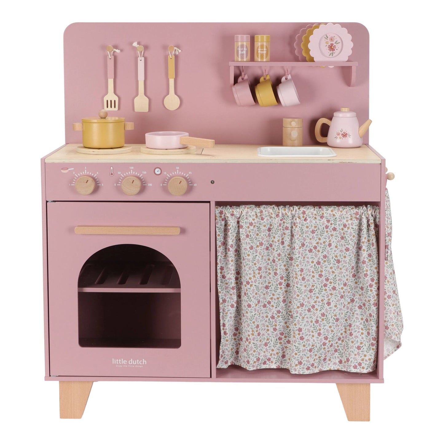 Little Dutch Holzspielküche - rosa - Essentials - Hauptbild