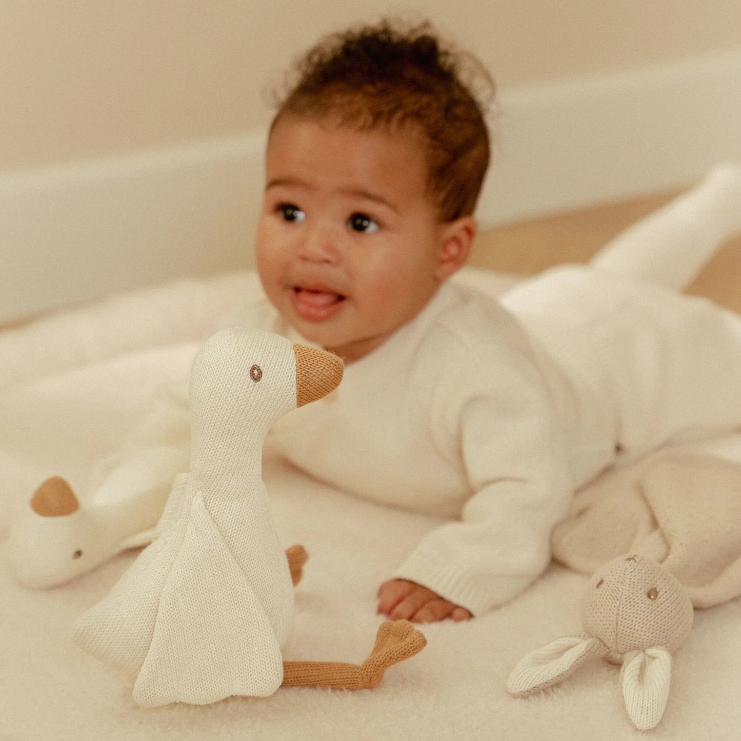 Little Dutch Beige Geschenkset Strick Newborn Naturals - Detailansicht