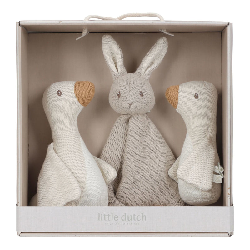 Little Dutch Beige Geschenkset Strick Newborn Naturals - Detail