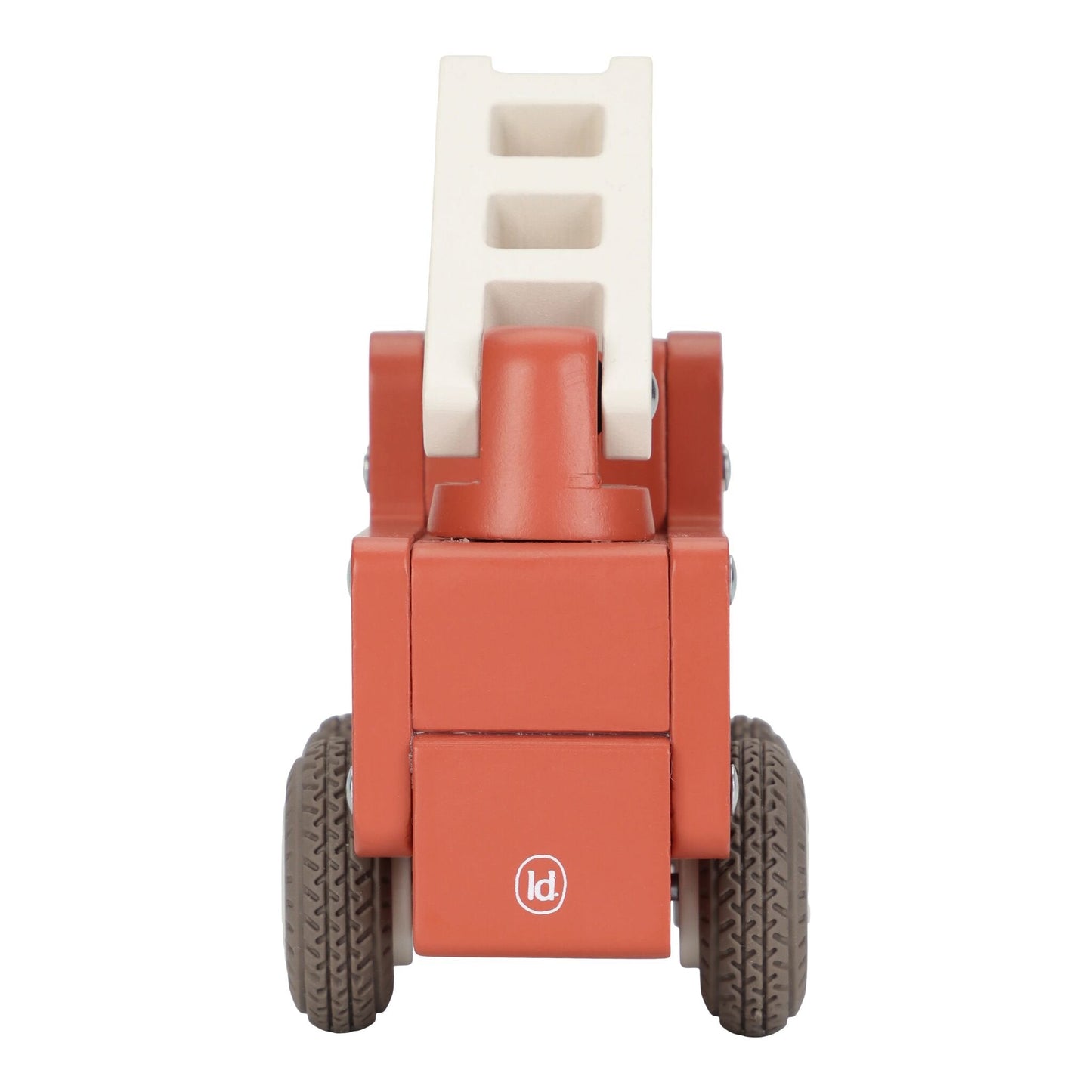 Little Dutch Feuerwehrauto FSC Holz – Rot – Essentials - Ruckansicht