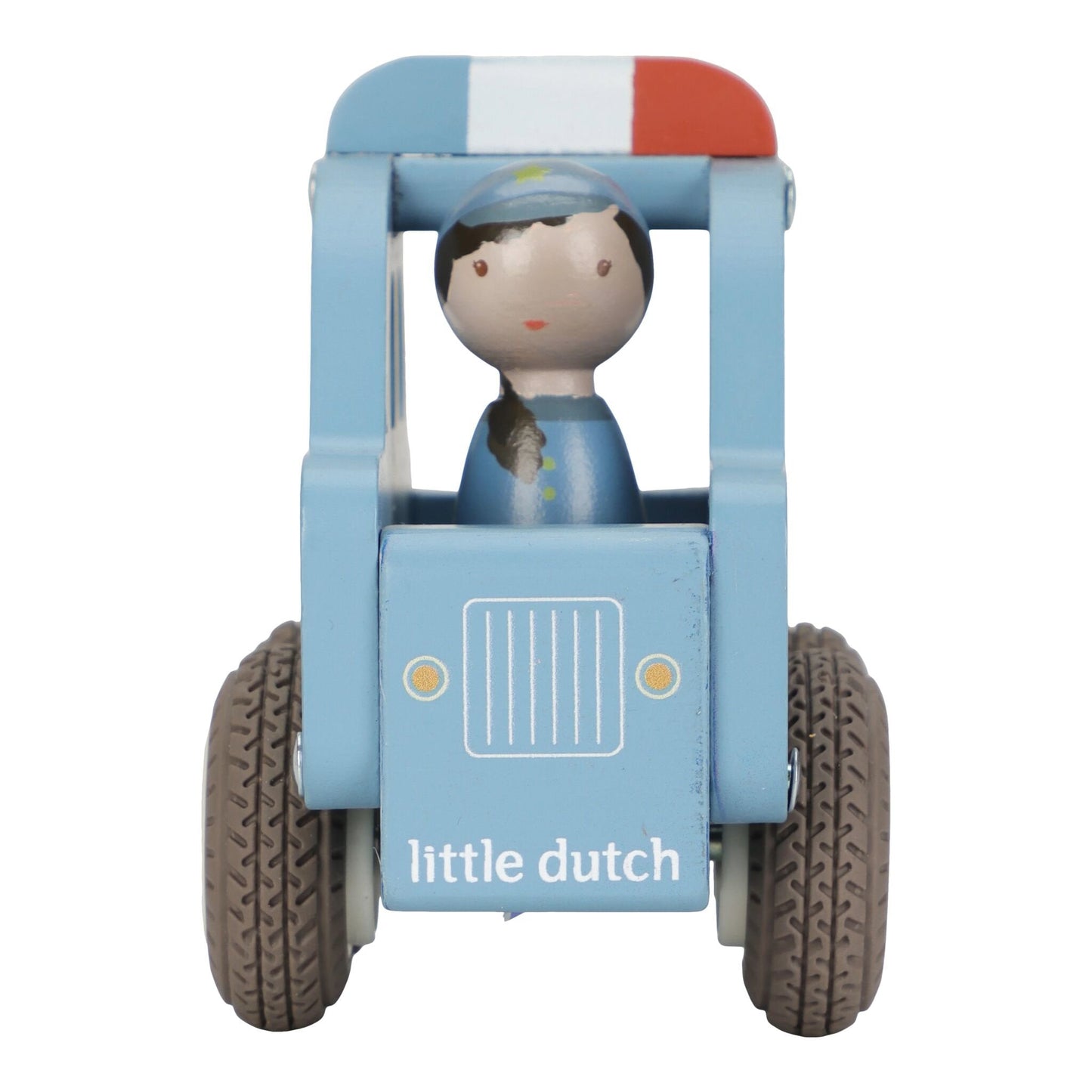Little Dutch Holz Polizeiauto FSC – Blau – Essentials - Mit Verpackung