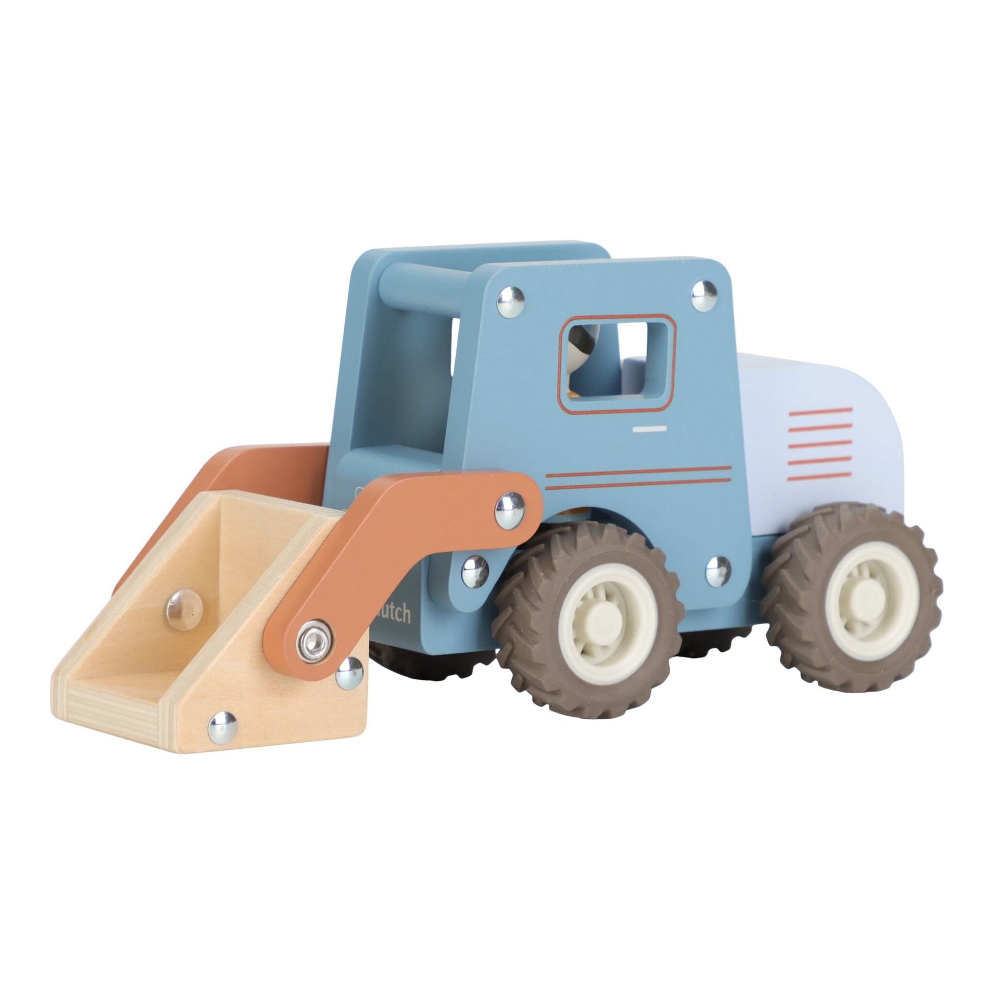 Little Dutch Bagger FSC – Holz – Blau – Essentials - Mit Verpackung