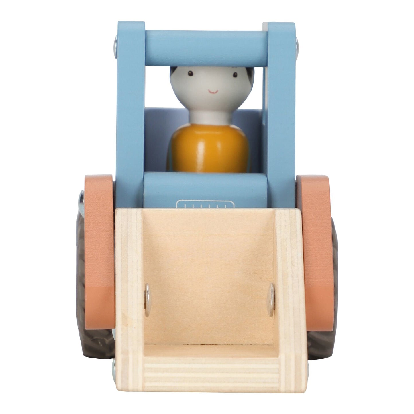 Little Dutch Bagger FSC – Holz – Blau – Essentials - Seitenansicht