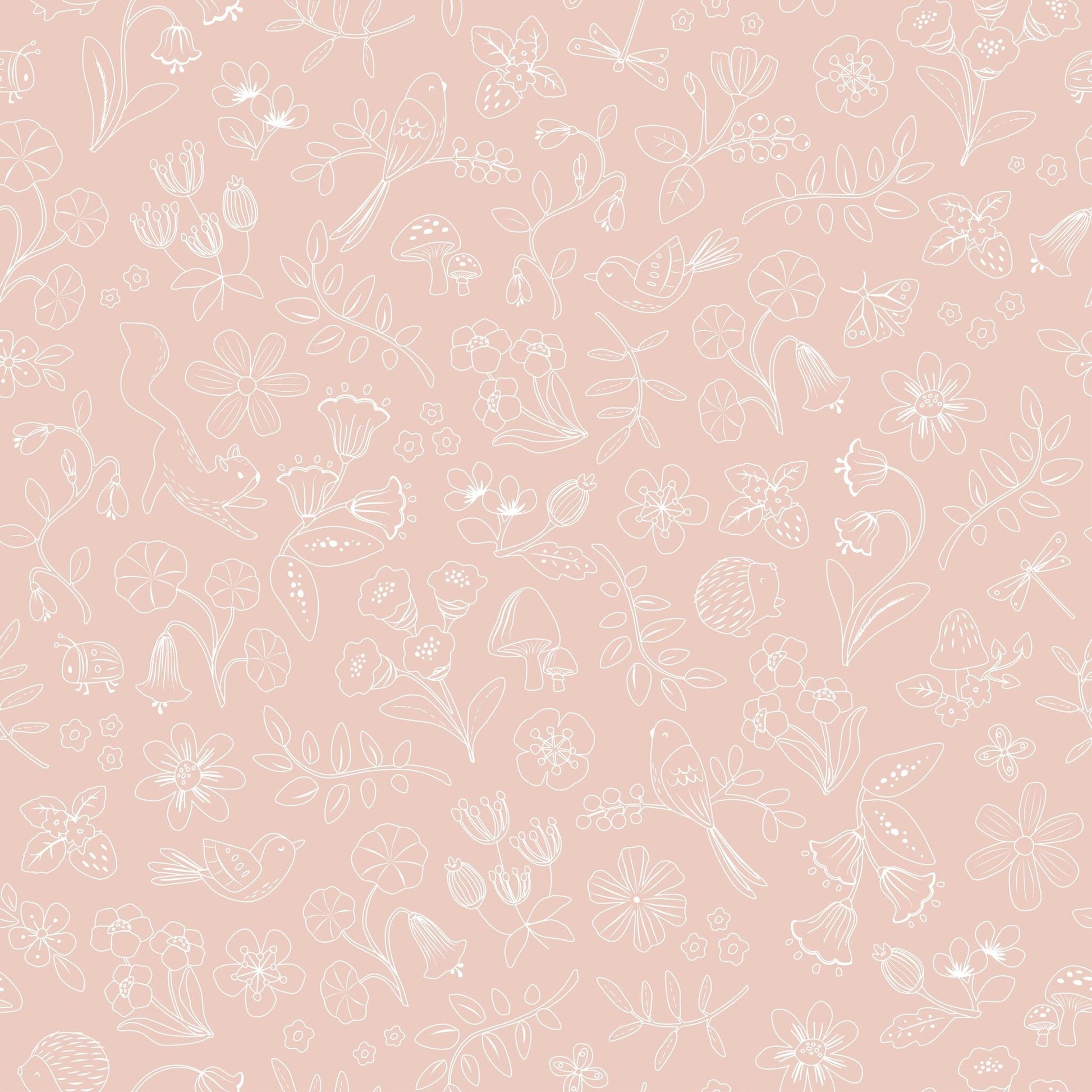 Little Dutch Vlies Tapete Rosa Fairy Friends Fairy Wonder Hauptansicht
