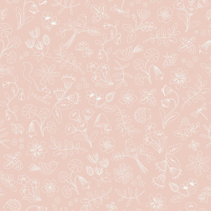 Little Dutch Vlies Tapete Rosa Fairy Friends Fairy Wonder Hauptansicht