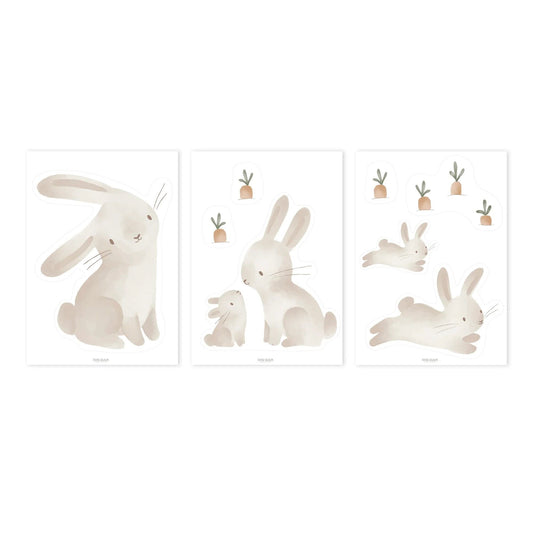 Wandsticker Baby Bunny Studio Aufnahme