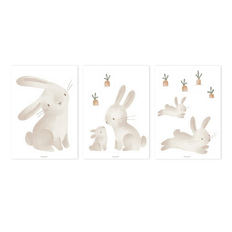 Wandsticker Baby Bunny Studio Aufnahme