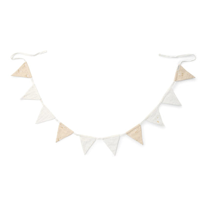 Girlande mit Wimpeln Beige Newborn Naturals Kleine Gans
