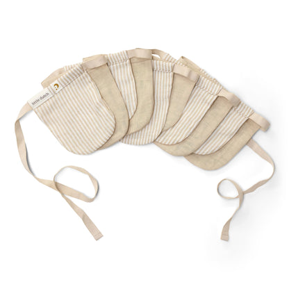 Girlande mit Fähnchen Beige Essentials Detail 3