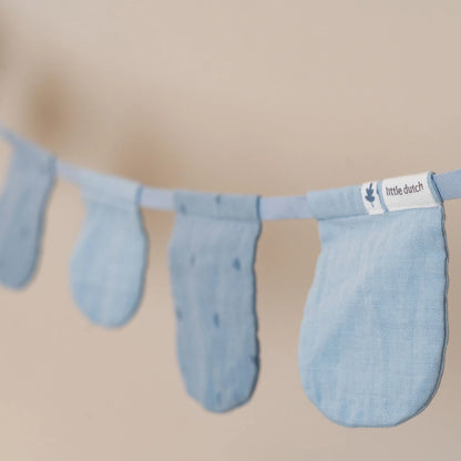 Girlande mit Wimpeln Blau Essentials Detail 4