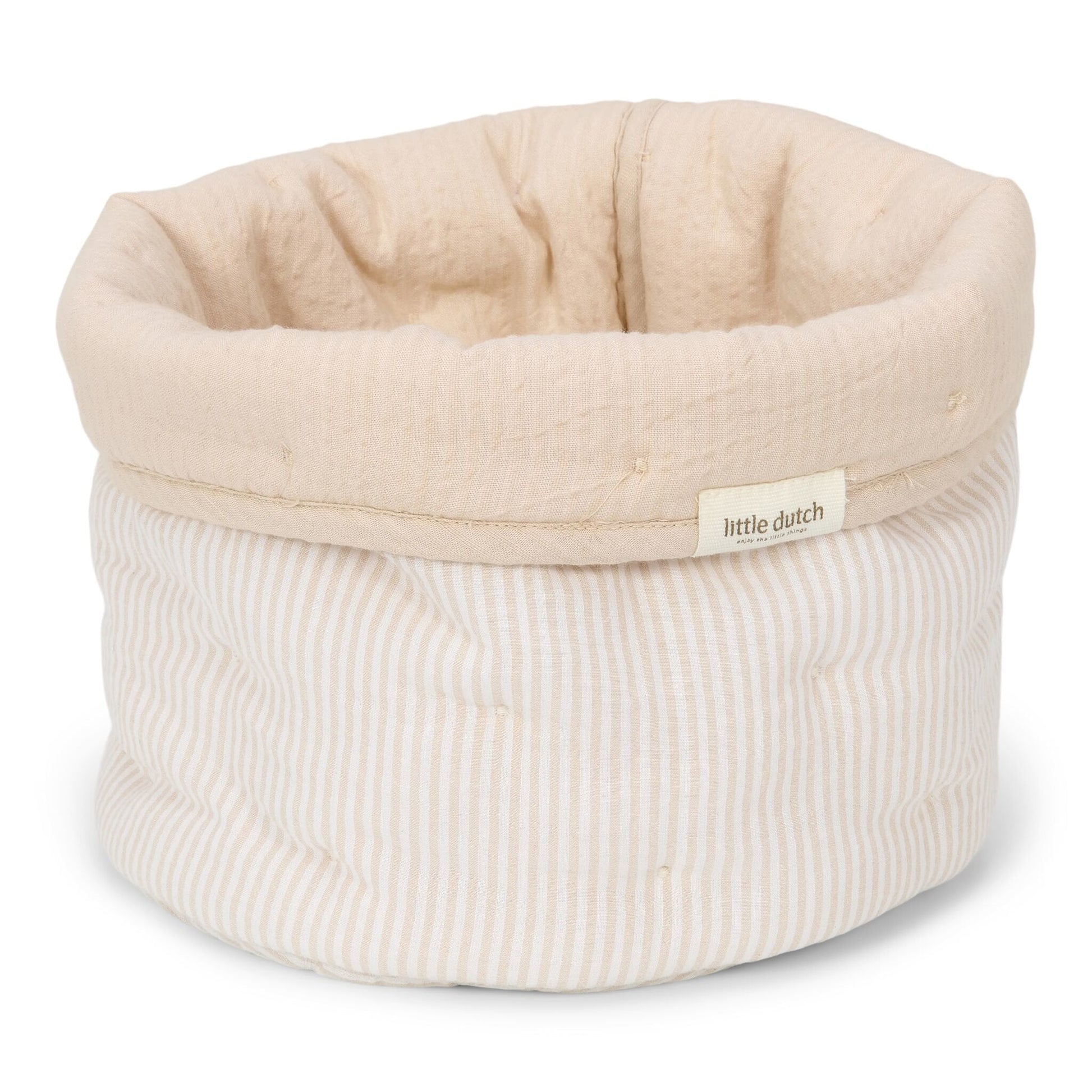 Warenkorb klein Beige Essentials Studio Aufnahme