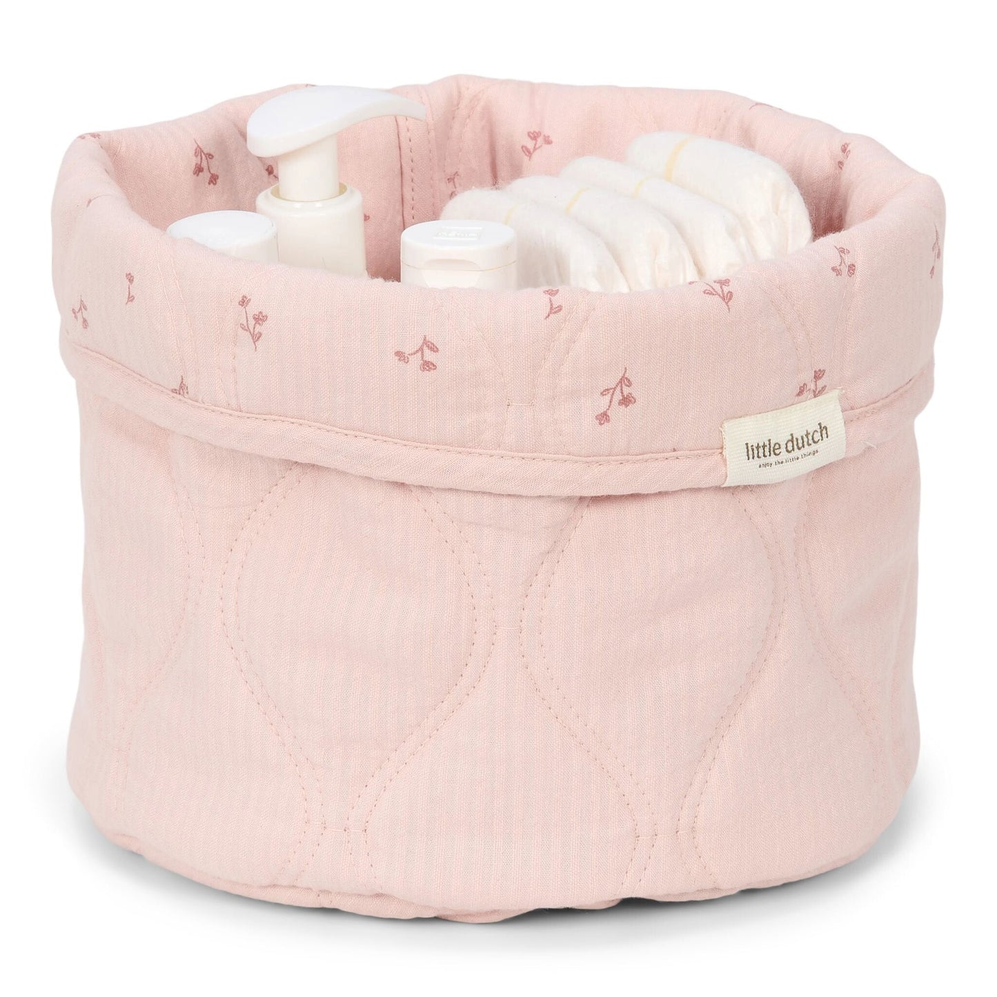 Kleiner Wäschekorb Rosa Essentials Detail 5