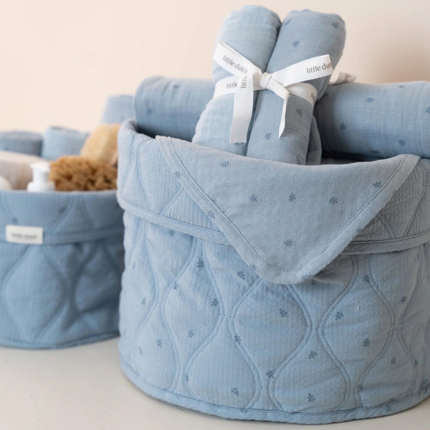 Kleiner Warenkorb Blau Essentials Detail 4