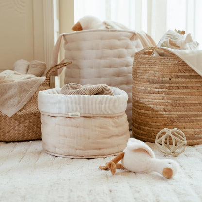 Aufbewahrungskorb groß Beige Essentials Detail 8