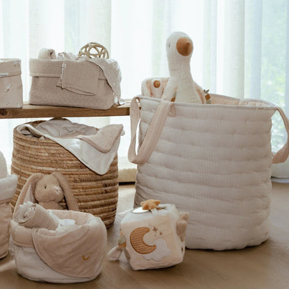 Aufbewahrungskorb groß Beige Essentials Detail 4