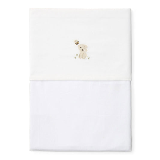 Bettlaken Weiß Newborn Naturals Baby Bunny Studio Aufnahme