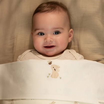 Bettlaken Weiß Newborn Naturals Baby Bunny Detail 5