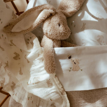 Bettlaken Weiß Newborn Naturals Baby Bunny Detail 4