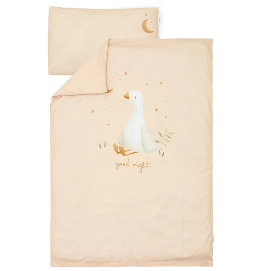 Bettdeckenbezug Beige Newborn Naturals Kleine Gans Studio Aufnahme