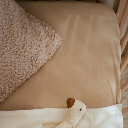 Little Dutch Spannbettlaken Beige 70x140/150 Essentials Detailansicht