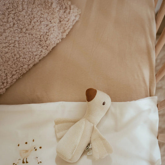 Bettlaken Beige Essentials Anwendung