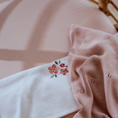 Einzelnes Spannbettlaken Rosa Essentials Detail 4