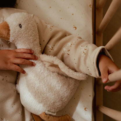 Wiegenlaken Weiß Newborn Naturals Kleine Gans Detail 5