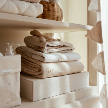 Babybettdecke Beige Newborn Naturals Kleine Gans Detail 7