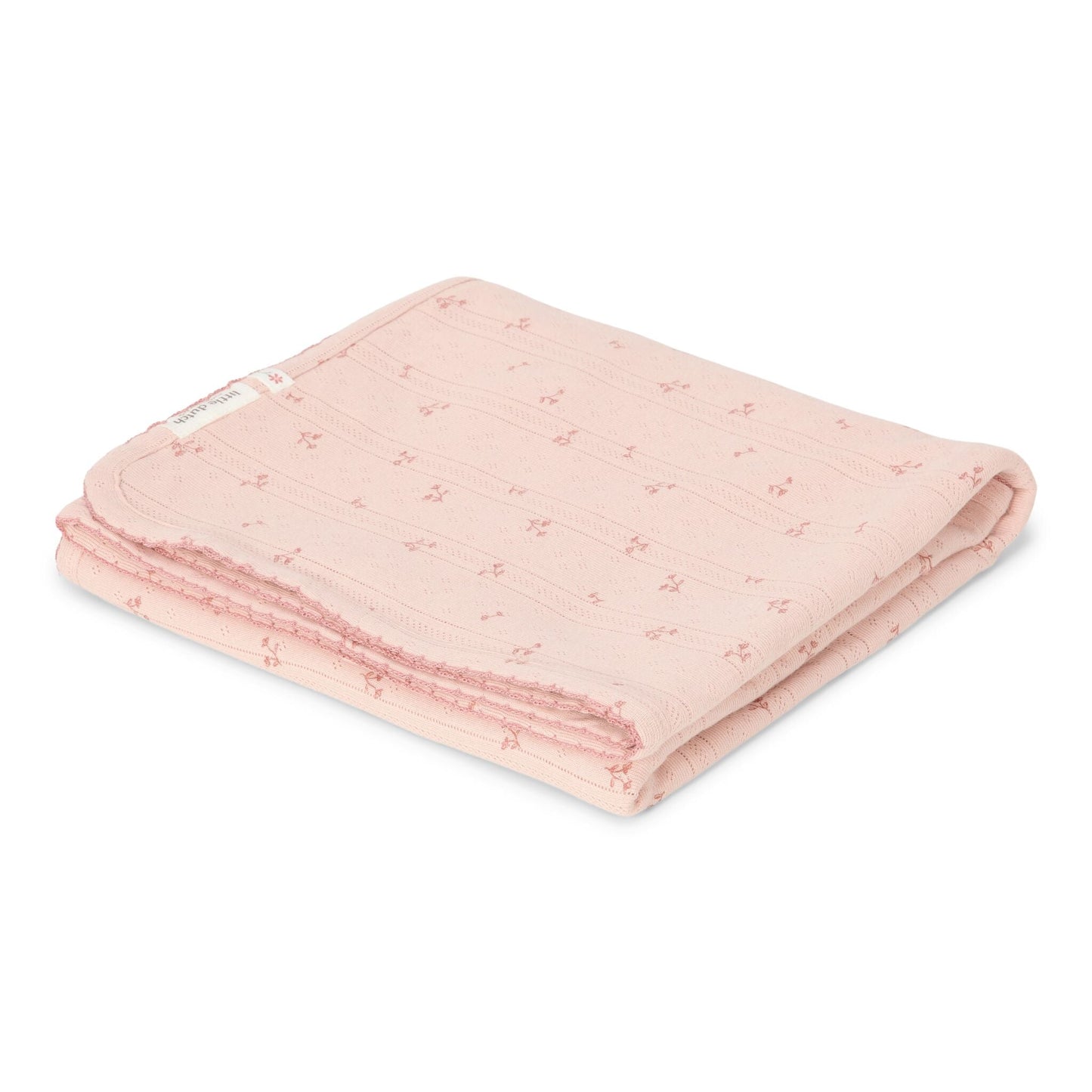 Wiege Decke Rosa Essentials Detail 4