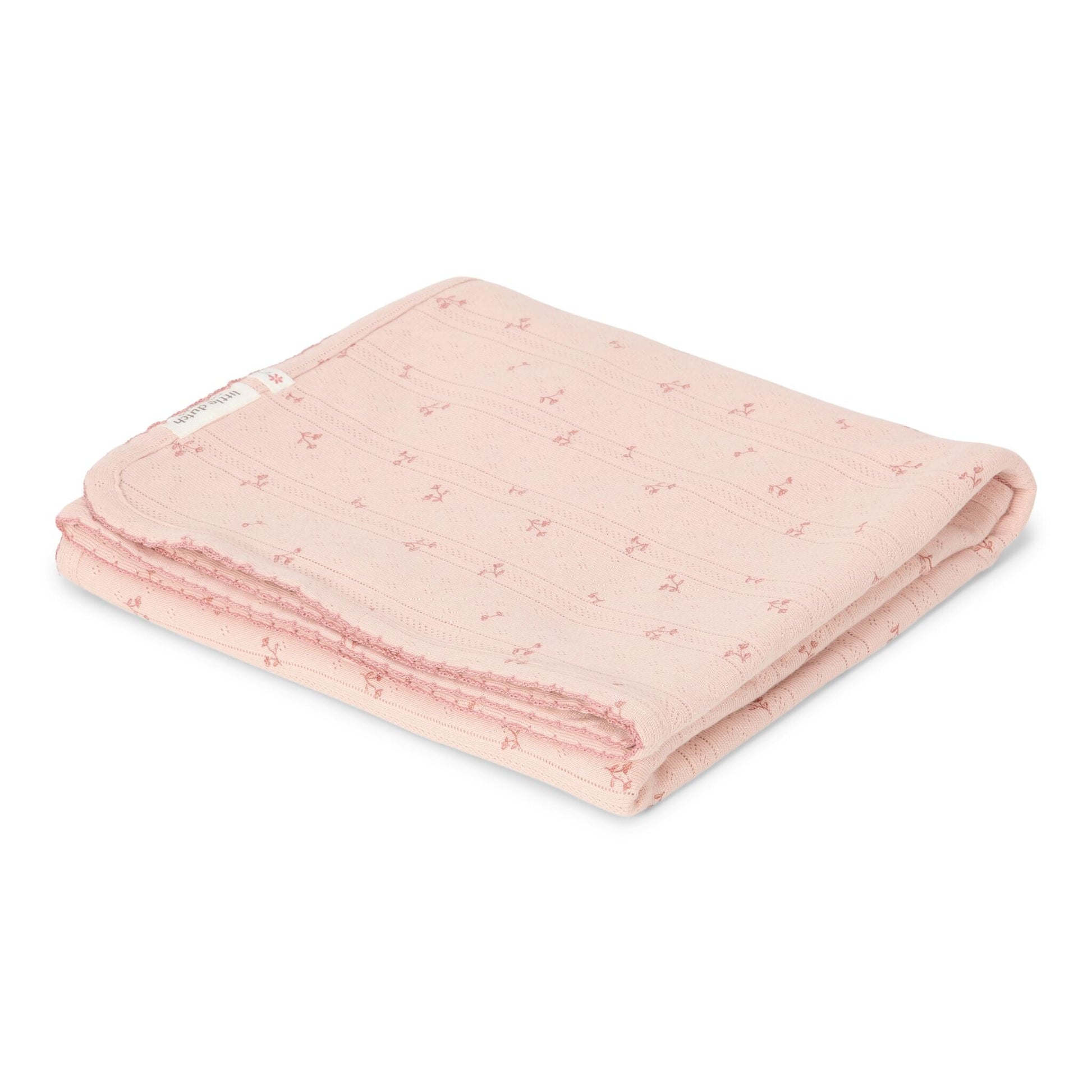 Wiege Decke Rosa Essentials Detail 4