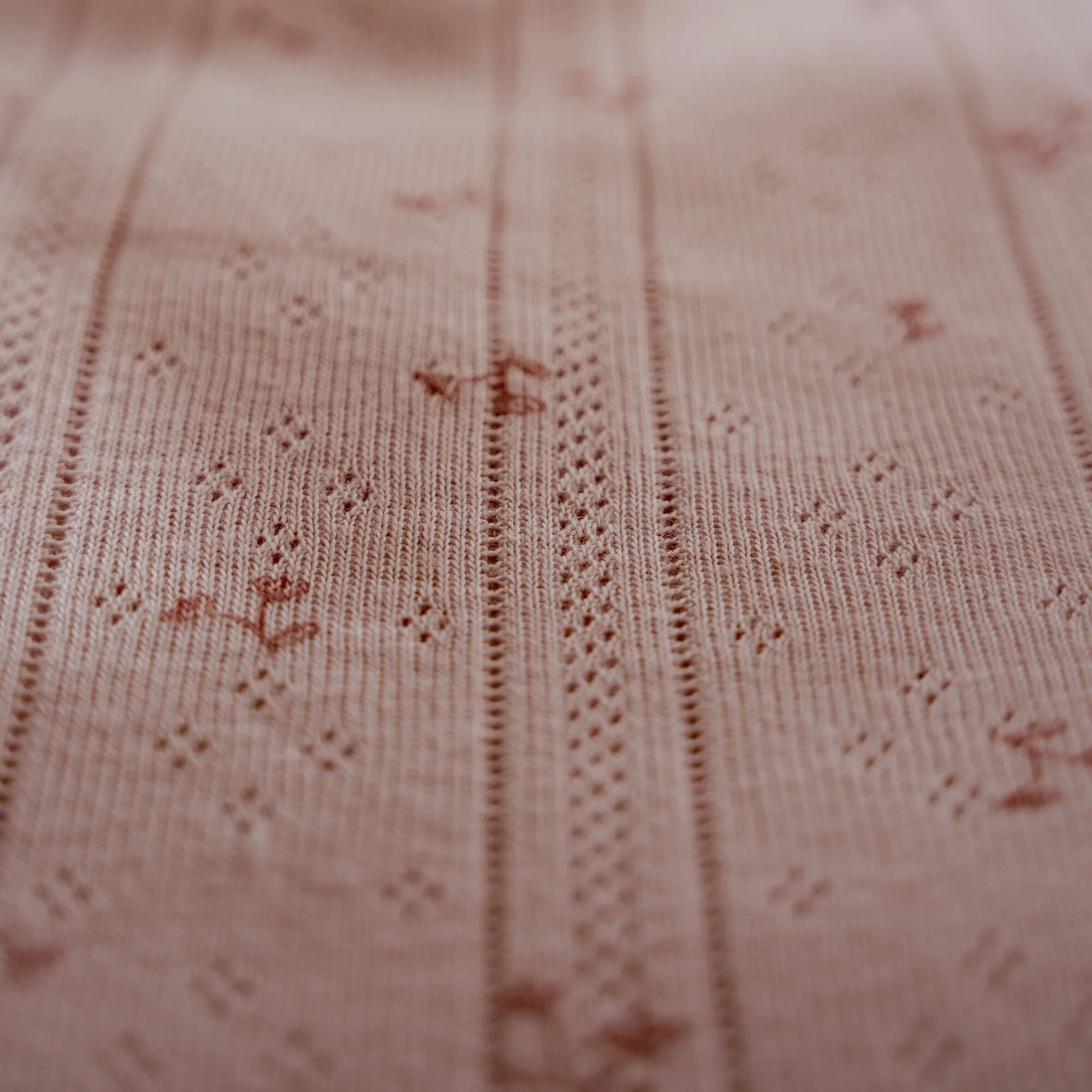 Wiege Decke Rosa Essentials Detail 6