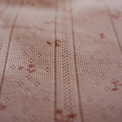 Wiege Decke Rosa Essentials Detail 6