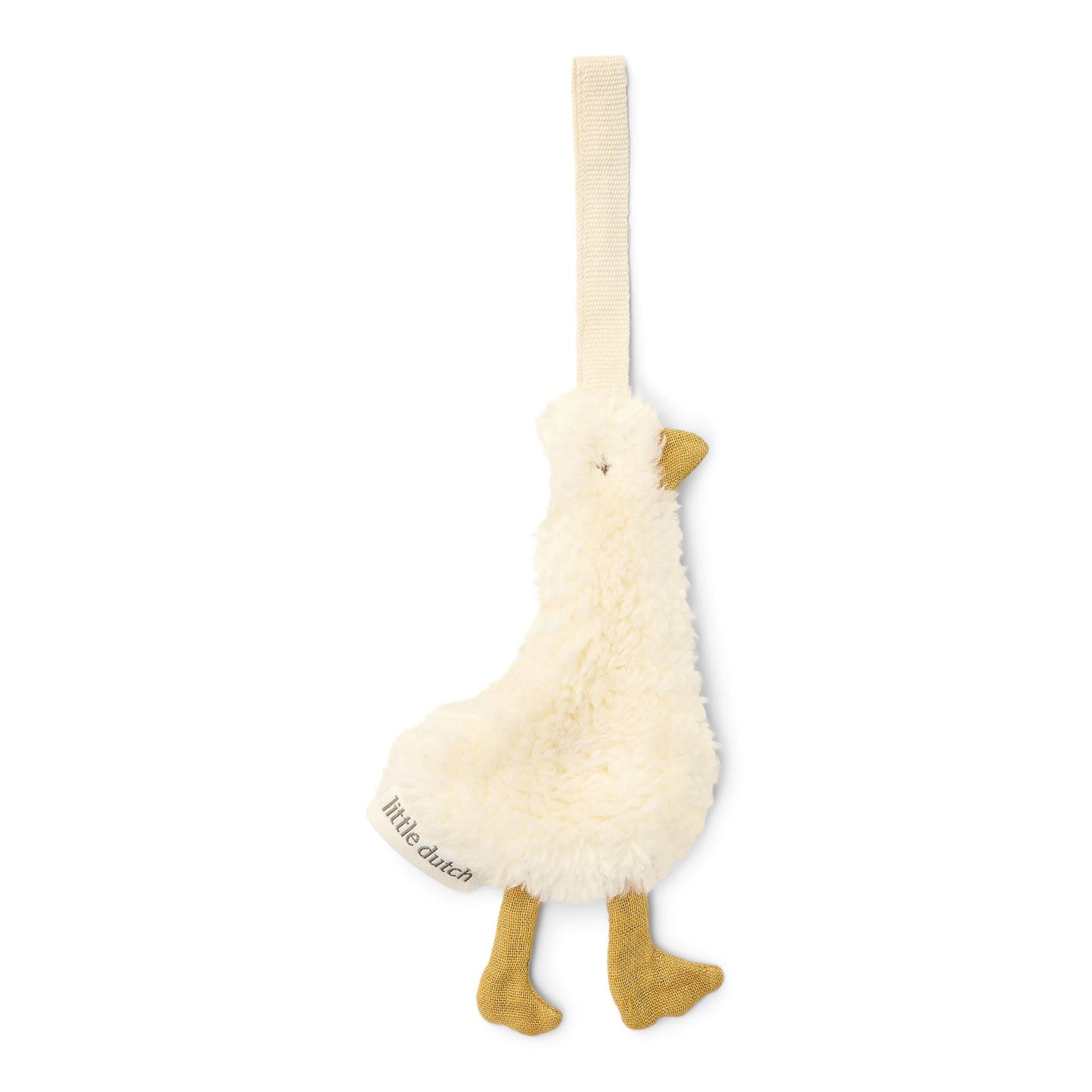 Schnullertuch Weiß Newborn Naturals Kleine Gans Studio Aufnahme