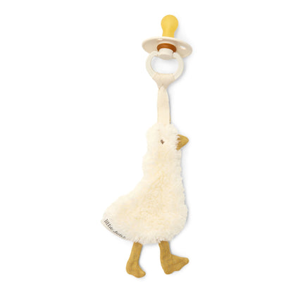 Schnullertuch Weiß Newborn Naturals Kleine Gans Detail 5