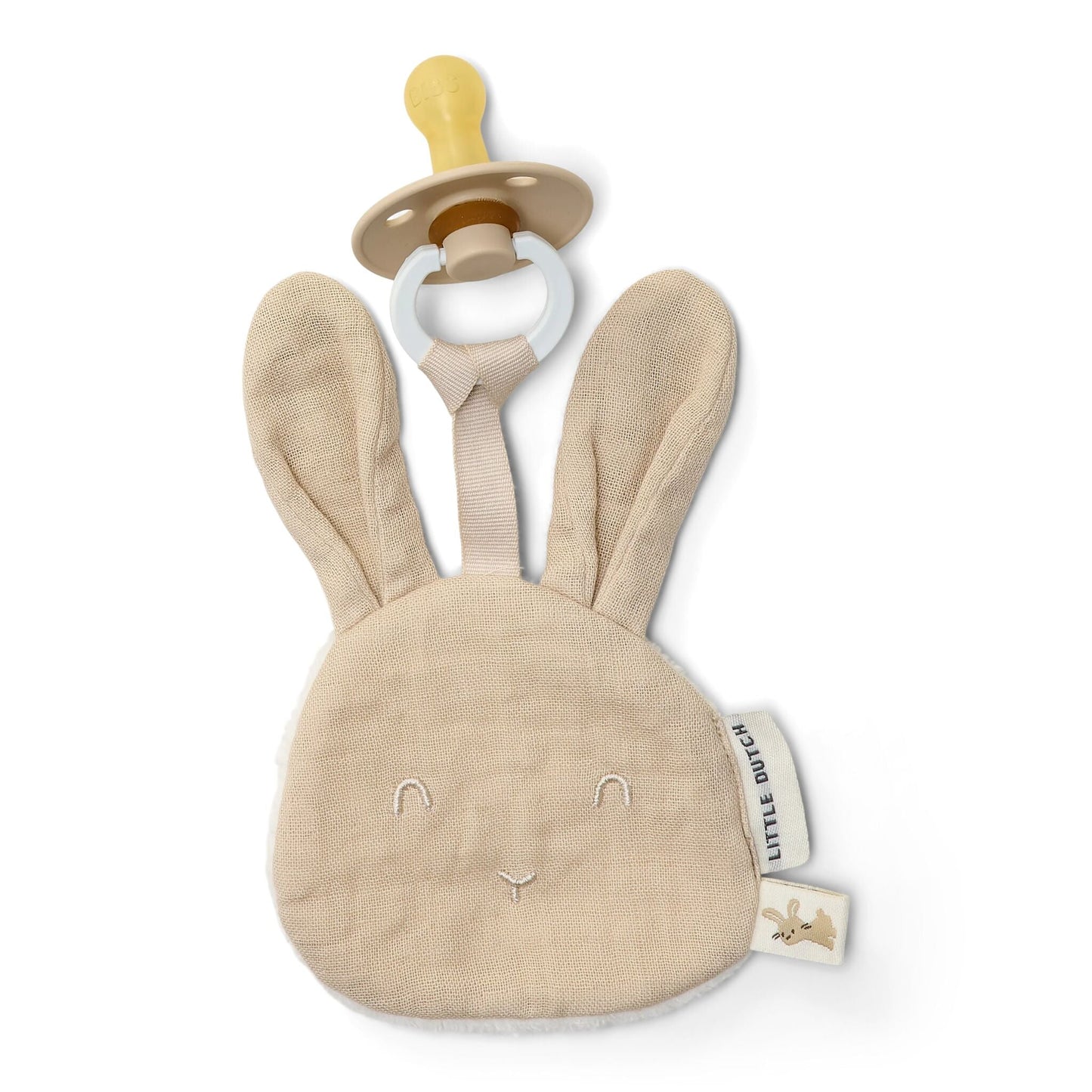 Schnullertuch Beige Newborn Naturals Baby Bunny Detail 5