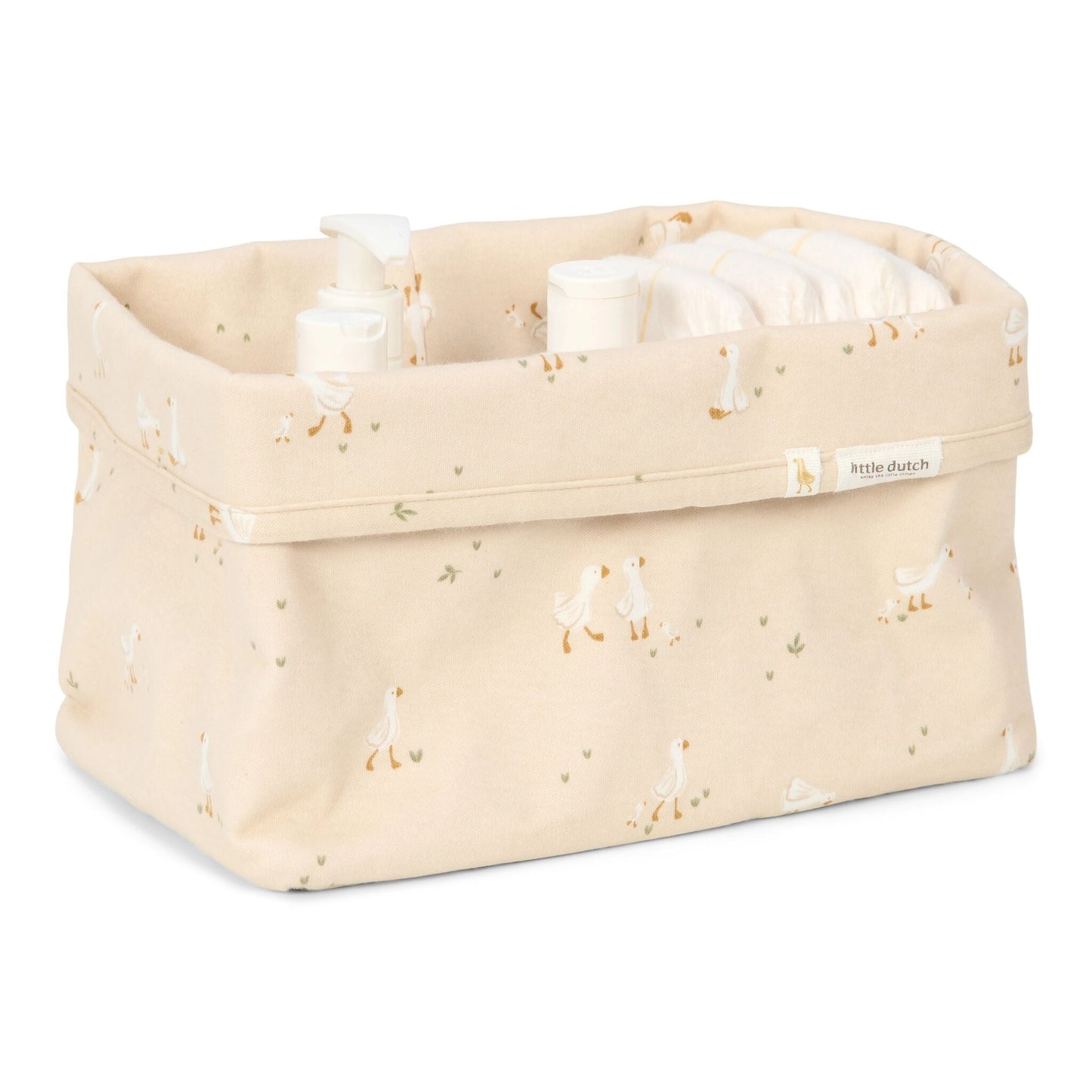 Kommandokorb groß Weiß Newborn Naturals Kleine Gans Detail 3