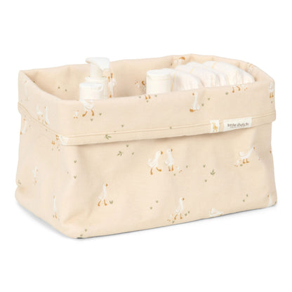 Kommandokorb groß Weiß Newborn Naturals Kleine Gans Detail 3