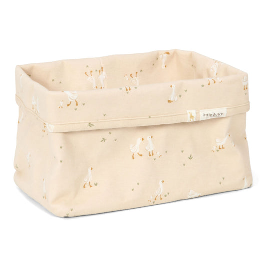 Kommandokorb groß Weiß Newborn Naturals Kleine Gans Studio Aufnahme