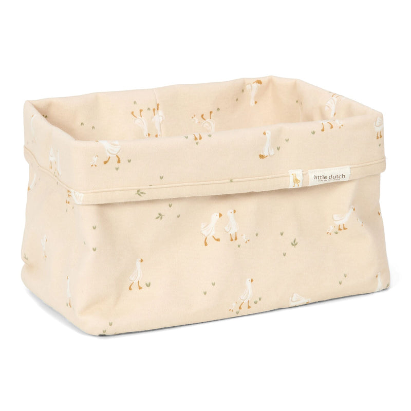 Kommandokorb groß Weiß Newborn Naturals Kleine Gans Studio Aufnahme