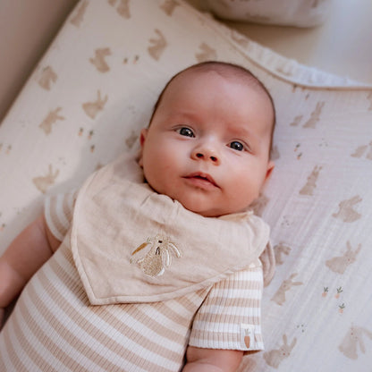 Wickelkissenbezug Weiß Newborn Naturals Baby Bunny Detail 3