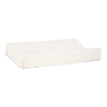 Wickelauflagenbezug Weiß Newborn Naturals Mond & Sterne Studio Aufnahme