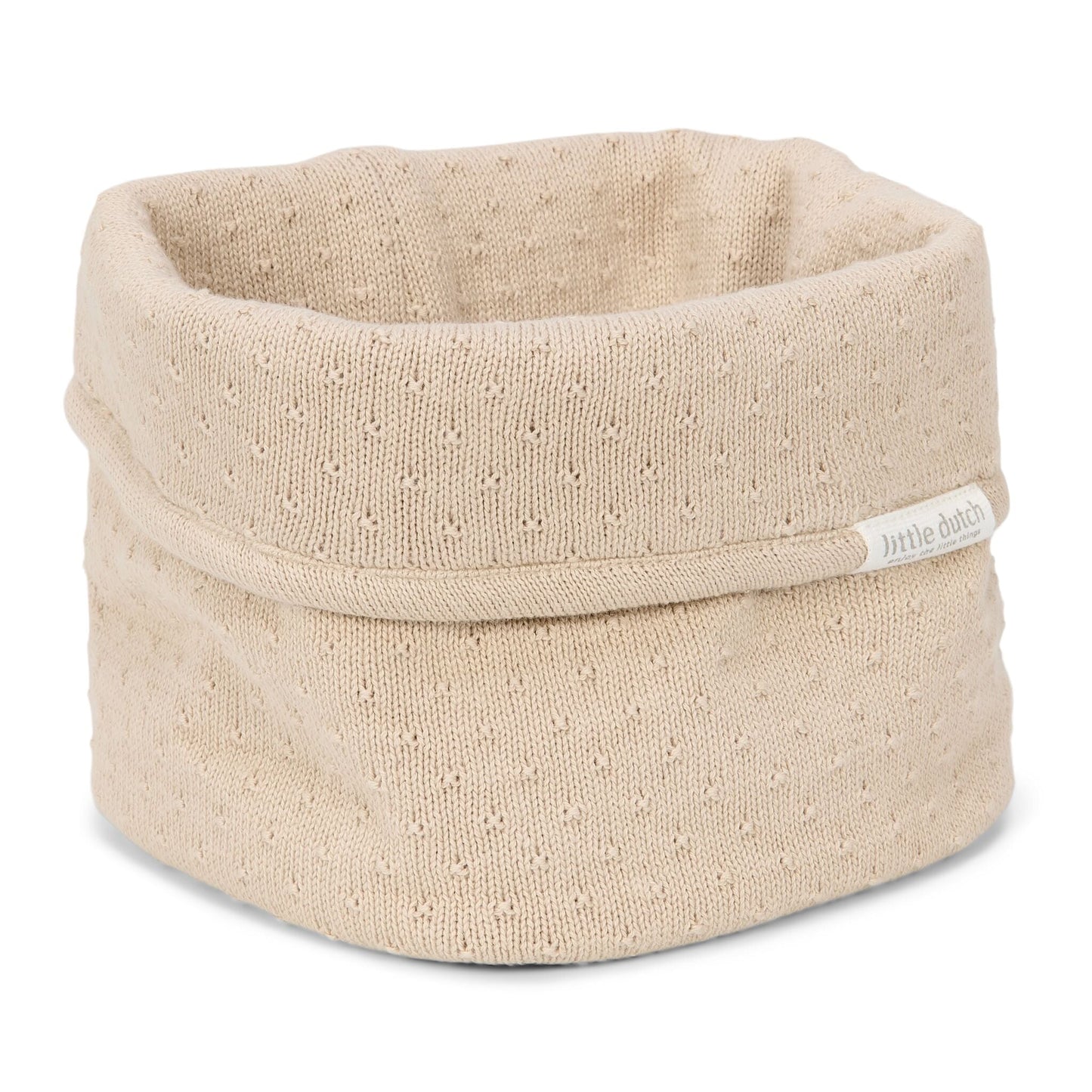 Little Dutch Kleiner Aufbewahrungskorb Beige Essentials Hauptansicht