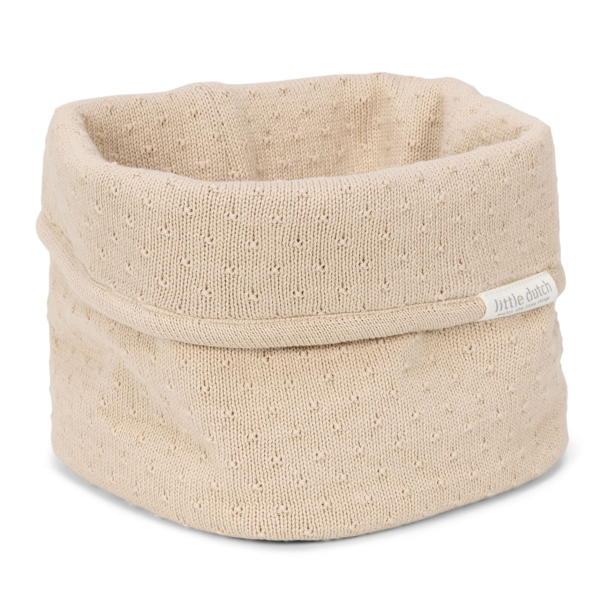 Little Dutch Kleiner Aufbewahrungskorb Beige Essentials Hauptansicht