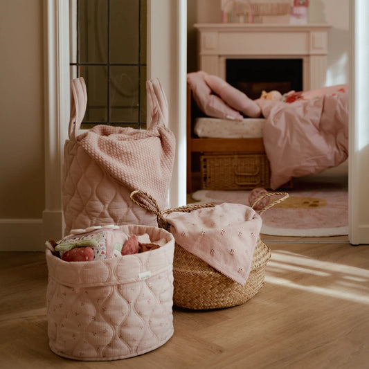 Großer Aufbewahrungskorb Rosa Essentials Anwendung