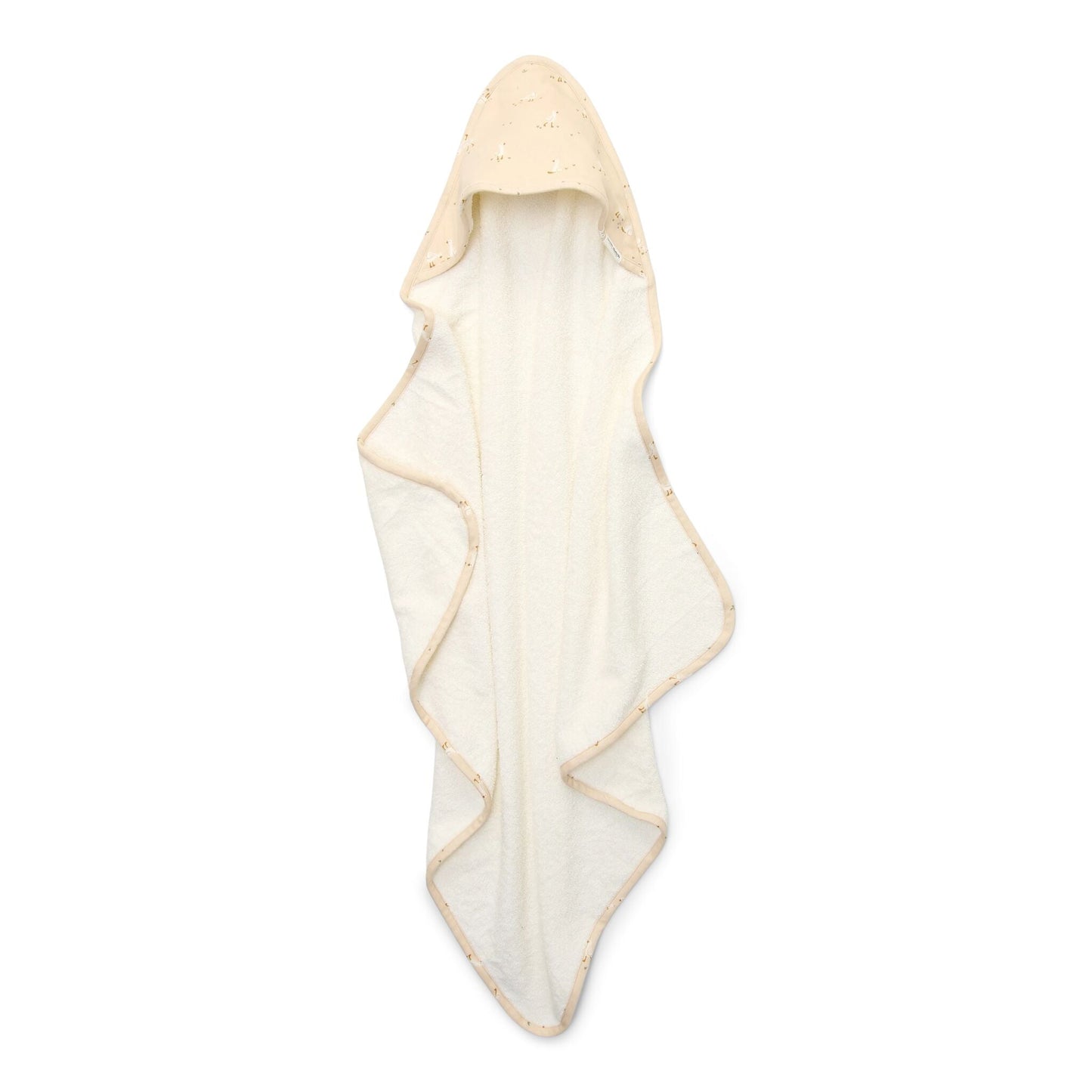 Badetuch Weiß 75 x 75 Newborn Naturals Kleine Gans Detail 7