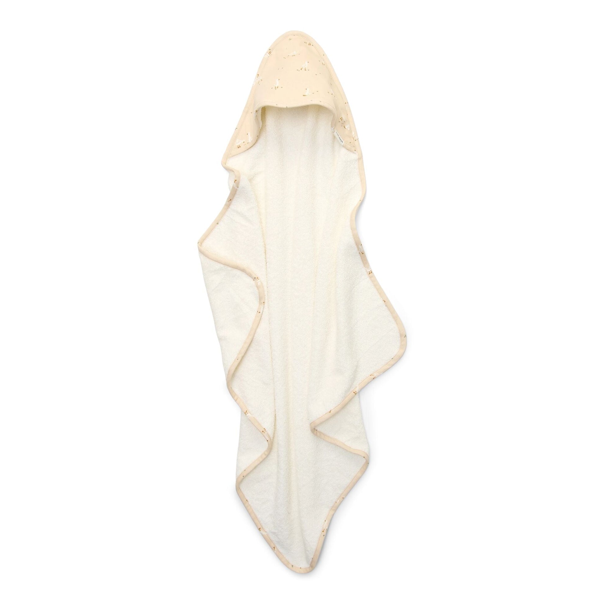 Badetuch Weiß 75 x 75 Newborn Naturals Kleine Gans Detail 7