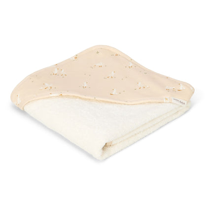Badetuch Weiß 75 x 75 Newborn Naturals Kleine Gans Detail 5