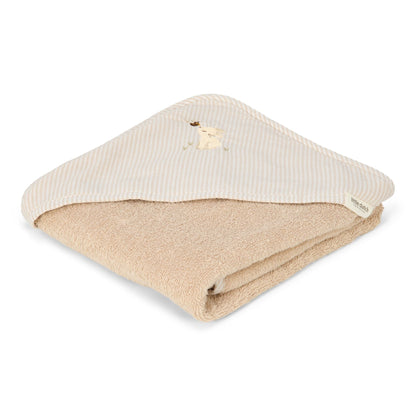 Badetuch Beige 75 x 75 Newborn Naturals Baby Bunny Detail 5